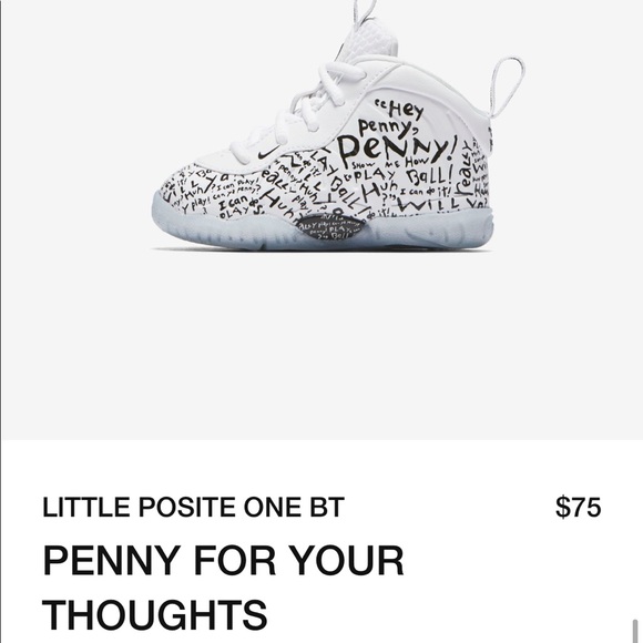 Nike Little Posite one size 5c - Picture 6 of 6